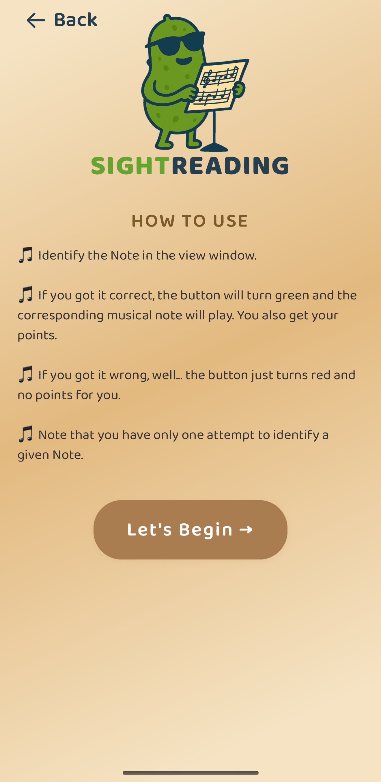 How to use Sight Reading exercises